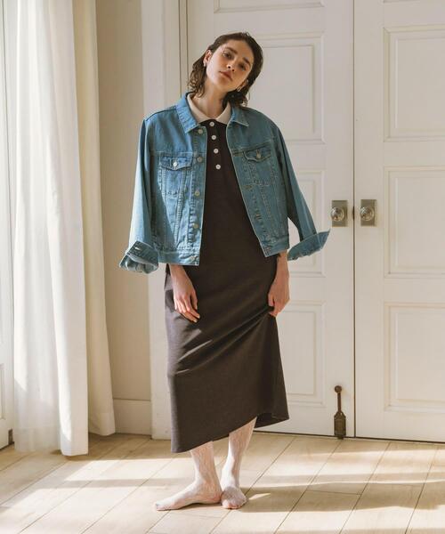 URBAN RESEARCH Sonny Label(アーバンリサーチサニーレーベル)の「カットポロワンピース(ワンピース・レディース・チャコールグレー/ブラック・FREE)」の11枚目の写真