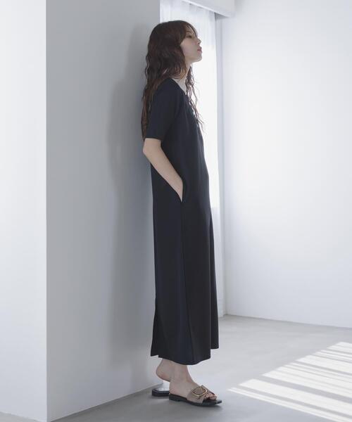 URBAN RESEARCH Sonny Label(アーバンリサーチサニーレーベル)の「カットポロワンピース(ワンピース・レディース・チャコールグレー/ブラック・FREE)」の5枚目の写真
