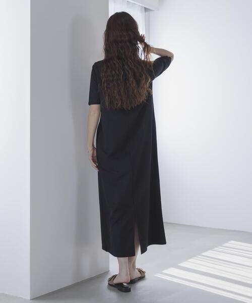 URBAN RESEARCH Sonny Label(アーバンリサーチサニーレーベル)の「カットポロワンピース(ワンピース・レディース・チャコールグレー/ブラック・FREE)」の6枚目の写真
