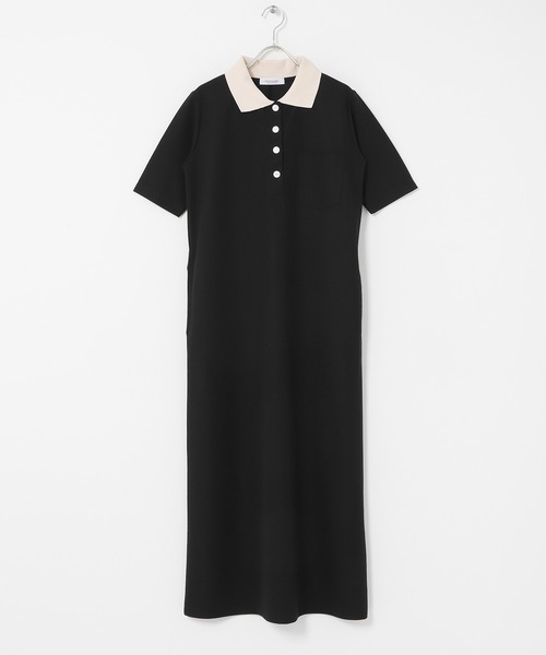 URBAN RESEARCH Sonny Label(アーバンリサーチサニーレーベル)の「カットポロワンピース(ワンピース・レディース・チャコールグレー/ブラック・FREE)」の16枚目の写真