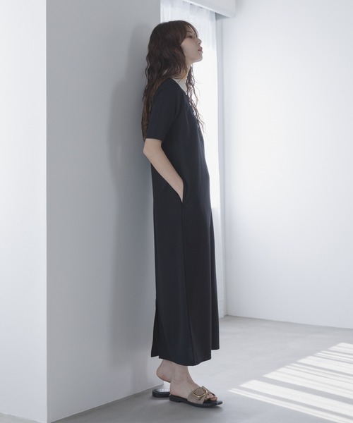 URBAN RESEARCH Sonny Label(アーバンリサーチサニーレーベル)の「カットポロワンピース(ワンピース・レディース・チャコールグレー/ブラック・FREE)」の7枚目の写真