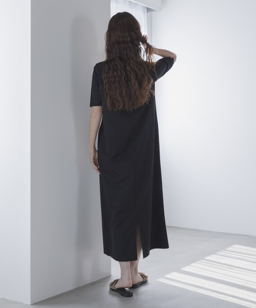 URBAN RESEARCH Sonny Label(アーバンリサーチサニーレーベル)の「カットポロワンピース(ワンピース・レディース・チャコールグレー/ブラック・FREE)」の8枚目の写真