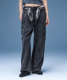 WASHED 2WAY WIDE LEG CARGO PANTS（カーゴパンツ）｜X-girl（エックス