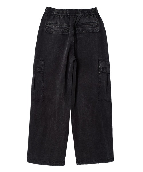 X-girl(エックスガール)の「FADED EASY CARGO PANTS(カーゴパンツ・レディース・ブラック/ベージュ/ライトピンク・S/M)」の8枚目の写真