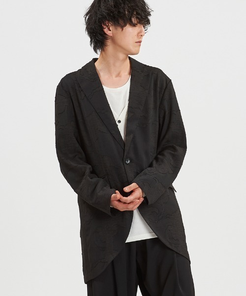 NO ID.(ノーアイディ)の「mj11428-モーニングジャケット(458006-433J)(テーラードジャケット・メンズ・ブラック系その他/ブラック・2/1)」の13枚目の写真