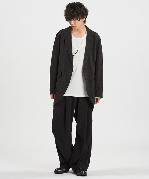NO ID.(ノーアイディ)の「mj11428-モーニングジャケット(458006-433J)(テーラードジャケット・メンズ・ブラック系その他/ブラック・2/1)」の15枚目の写真