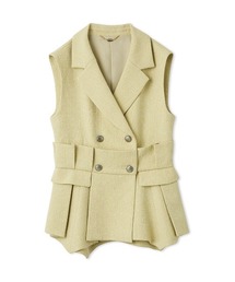 LILY BROWN（リリーブラウン）の「ツイードプリエペプラムジレ（その他アウター）」