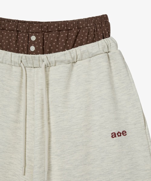 aeae（エーイーエーイー）の「BRIEFS LAYERED SWEATPANTS（その他パンツ・レディース・オートミール/グレー/ネイビー・FREE）」の13枚目の写真