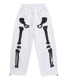 Bone Crash Pants_[White Melange]