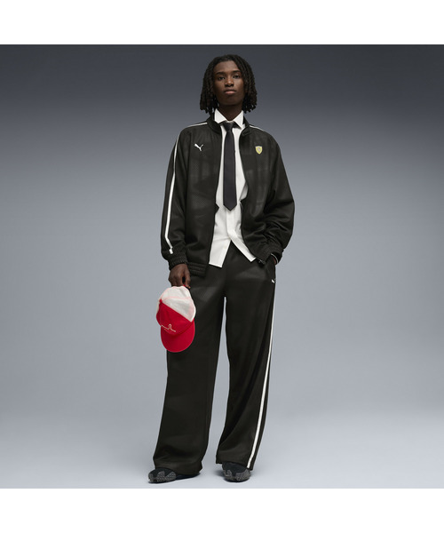 PUMA（プーマ）の「PUMA プーマ メンズ フェラーリ T7 オーバーサイズ トラックジャケット（ジャージ・メンズ・ブラック/レッド・X-SMALL/X-LARGE/LARGE/MEDIUM/SMALL）」の8枚目の写真