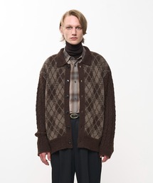 Juha（ユハ）の「COLLARED ARGYLE CARDIGAN（カーディガン/ボレロ）」