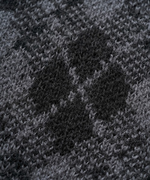 Juha(ユハ)の「COLLARED ARGYLE CARDIGAN(カーディガン/ボレロ・メンズ・ネイビー/ブラウン/ブラック・4/3)」の19枚目の写真
