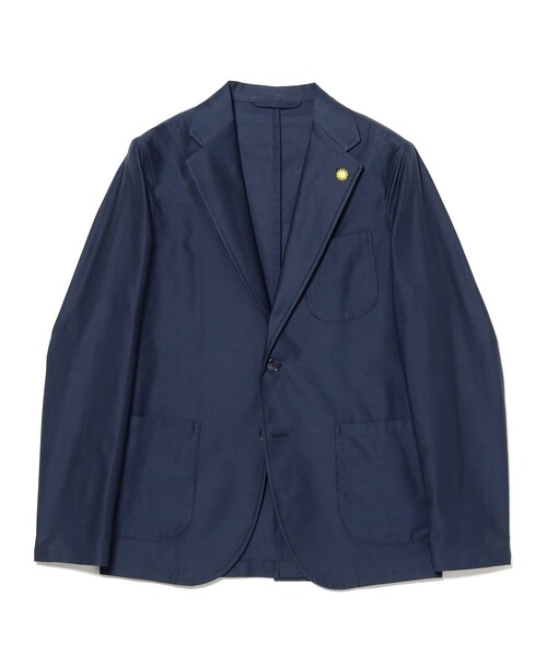 GIANNETTO(ジャンネット)の「【別注】GIANNETTO / コットン カラミ ネイビージャケット(その他アウター・メンズ・ネイビー・50/48/46)」の2枚目の写真