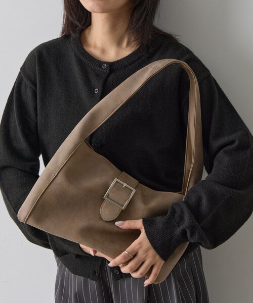 goocy（グーシー）の「ミニマルハンドバッグ（トートバッグ・レディース・ブラック/アイボリー/ブラウン・FREE）」の3枚目の写真