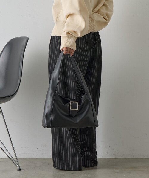 goocy（グーシー）の「ミニマルハンドバッグ（トートバッグ・レディース・ブラック/アイボリー/ブラウン・FREE）」の6枚目の写真