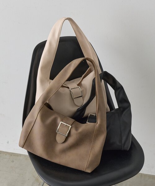 goocy（グーシー）の「ミニマルハンドバッグ（トートバッグ・レディース・ブラック/アイボリー/ブラウン・FREE）」の8枚目の写真