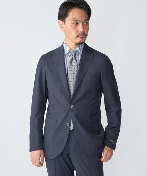 SHIPS(シップス)の「SHIPS: MADE IN JAPAN ロンドン ストライプ ワイドカラー シャツ(シャツ/ブラウス・メンズ・ネイビー・38/39/40/41)」の12枚目の写真
