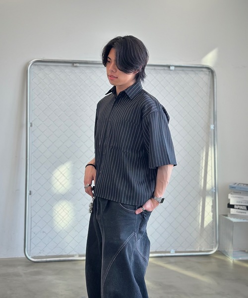 MandO(エムオー)(エムオー)の「ルーズフィットアソートベーシックシャツ(シャツ/ブラウス・メンズ・ホワイト系その他/アイボリー/オフホワイト/ホワイト系その他2/ブラック系その他・MEDIUM/LARGE)」の20枚目の写真