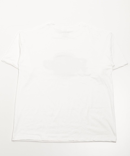 ARCADE(アーケード)の「カレッジロゴ Tシャツ 半袖 ビッグシルエット ヴィンテージスタイル テロンテロン生地(Tシャツ/カットソー・レディース・ホワイト/ブラック/ホワイト系2/ブラック系2・フリー)」の18枚目の写真