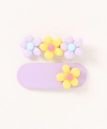apres les cours | お花ヘアクリップ　２個セット(バレッタ/ヘアクリップ)