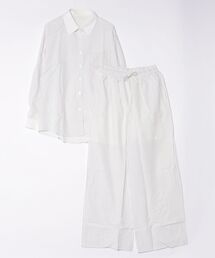 KOBE LETTUCE | ストライプ柄シャツ×パンツセット[E3576](シャツ/ブラウス)