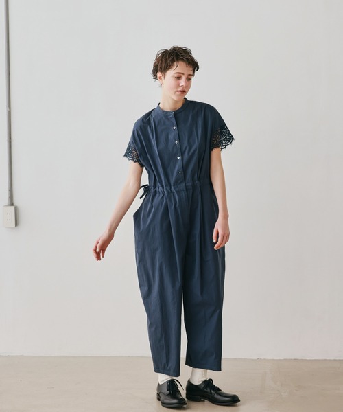 Kelen（ケレン）の「「KELEN / ケレン」袖レースオールインワン（その他パンツ・レディース・ブラック/ネイビー・M/S）」の4枚目の写真