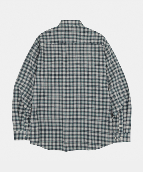 LETTERCOMO(レテルコモ)の「エイプレイ パステルチェックシャツ ピーチグリーン(シャツ/ブラウス・レディース・その他・MEDIUM/LARGE)」の3枚目の写真