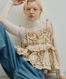 PERNA（ペルナ）の「ハートフリルキャミビスチェ（キャミソール）」