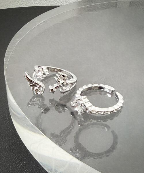 WEGO（ウィゴー）の「WEGO/【2点セット】モチーフアソートリング（リング・レディース・その他8/その他1/その他2/その他3/その他5/その他6/その他4/その他7・FREE）」の6枚目の写真