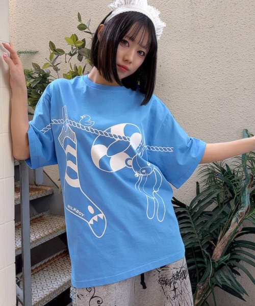 MILKBOY（ミルクボーイ）の「HANGING Tシャツ（Tシャツ/カットソー・メンズ・B/A・FREE）」の3枚目の写真