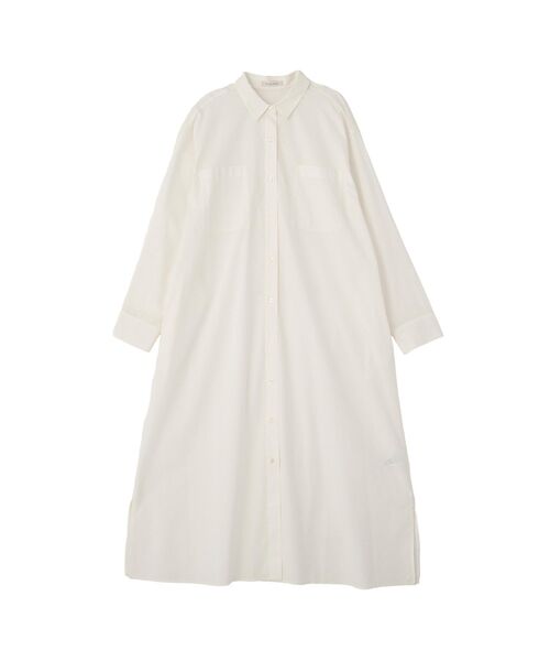 Green Parks(グリーンパークス)の「UVカットシャツワンピース(シャツワンピース・レディース・ピンク系その他/イエロー系その他2/オフホワイト/サックスブルー・FREE)」の2枚目の写真