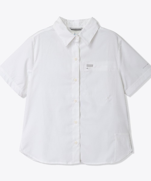 Columbia(コロンビア)の「コロンビア シルバーリッジユーティリティIIショートスリーブシャツ(シャツ/ブラウス・レディース・ホワイト/ブラウン・XL/L/M)」の2枚目の写真
