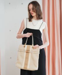 YECCA VECCA（イェッカヴェッカ）の「2wayライントートバッグ（トートバッグ）」