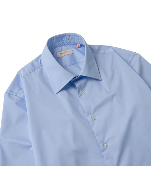 PRODESHIRT（プロデシャツ）の「[スリム & ノンアイロン] バンブーレギュラーカラーシャツ (ブルー)（ビジネスシャツ・メンズ・その他・M(48)/X-LARGE/XX-LARGE）」の4枚目の写真
