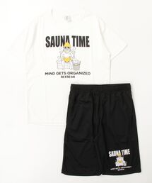 ARCADE（アーケード）の「上下セット ダブルフェイスメッシュ 速乾 Tシャツ& ハーフパンツ PRIMAL POINT（ルームウェア/パジャマ）」