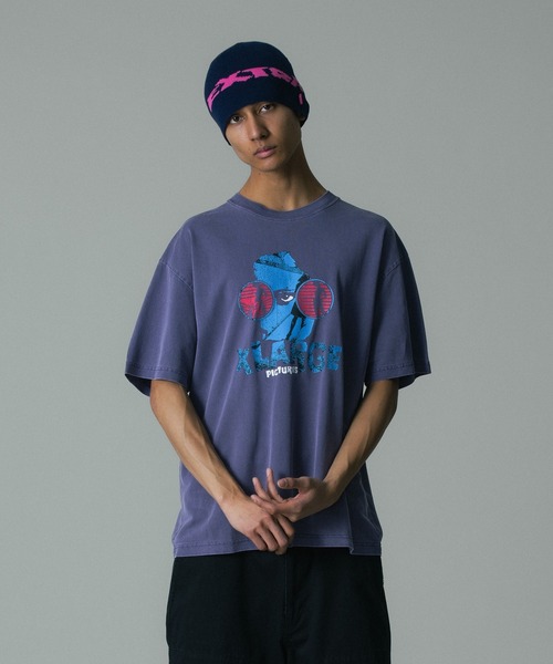 XLARGE(エクストララージ)の「PICTURES S/S TEE(Tシャツ/カットソー・メンズ・ブラック/ブラウン/パープル・S/M/L/XL)」の17枚目の写真