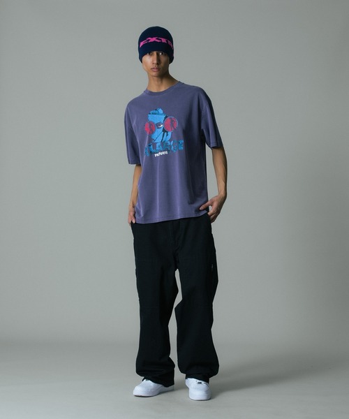 XLARGE(エクストララージ)の「PICTURES S/S TEE(Tシャツ/カットソー・メンズ・ブラック/ブラウン/パープル・S/M/L/XL)」の15枚目の写真