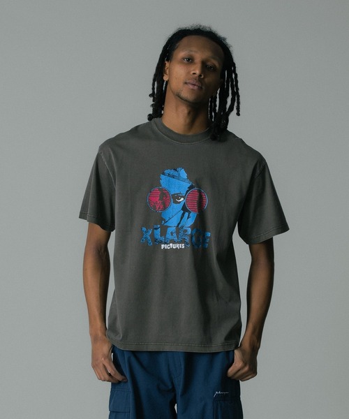 XLARGE(エクストララージ)の「PICTURES S/S TEE(Tシャツ/カットソー・メンズ・ブラック/ブラウン/パープル・S/M/L/XL)」の14枚目の写真
