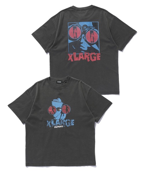 XLARGE(エクストララージ)の「PICTURES S/S TEE(Tシャツ/カットソー・メンズ・ブラック/ブラウン/パープル・S/M/L/XL)」の21枚目の写真