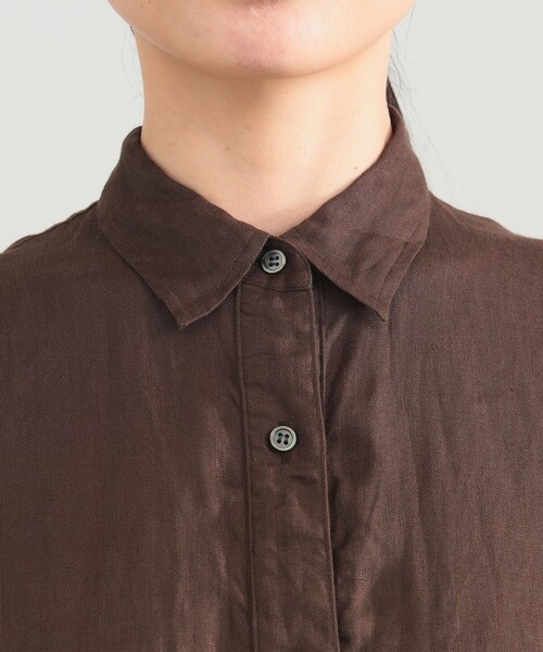 Demi-Luxe BEAMS（デミルクス ビームス）の「ビーチサイド シャツ .M（シャツ/ブラウス・レディース・ホワイト/ブラック/ブラウン・ONE SIZE）」の4枚目の写真