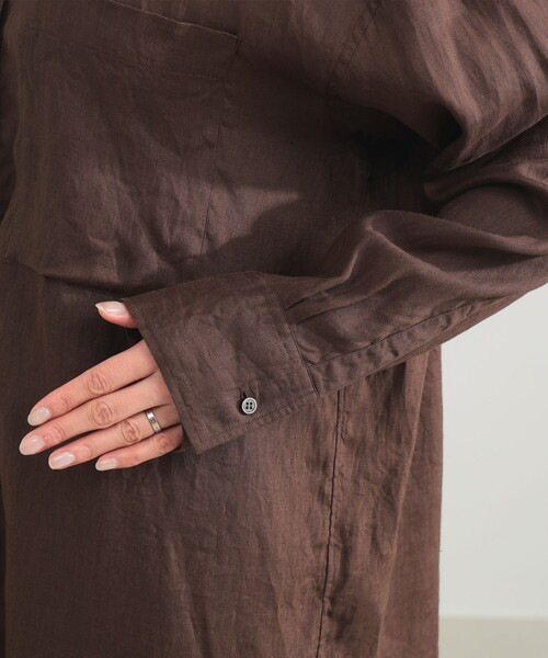 Demi-Luxe BEAMS（デミルクス ビームス）の「ビーチサイド シャツ .M（シャツ/ブラウス・レディース・ホワイト/ブラック/ブラウン・ONE SIZE）」の5枚目の写真