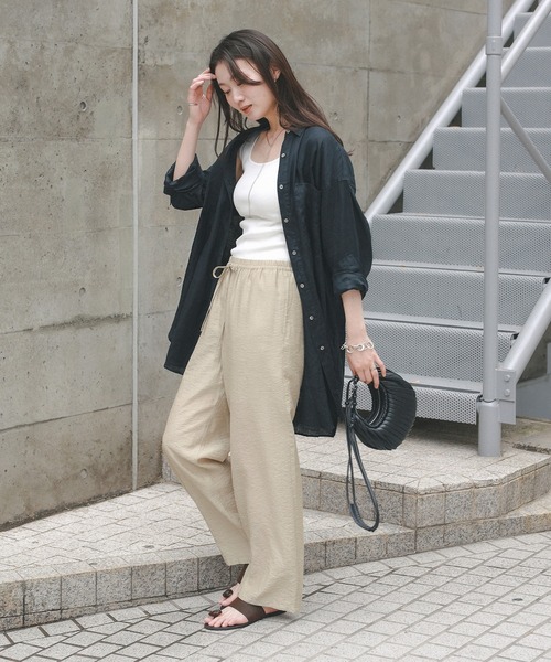 美品 Demi-Luxe BEAMS 目黒越子 ビーチサイドシャツ リネン100 美品 Demi-Luxe BEAMS 目黒越子 ビーチサイドシャツ リネン100 セール