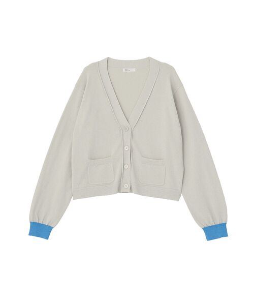 CRAFT STANDARD BOUTIQUE(クラフトスタンダードブティック)の「Vネックニットカーディガン(カーディガン/ボレロ・レディース・ブルー/ダークグレー/ピンク/ライトグレー・FREE)」の12枚目の写真