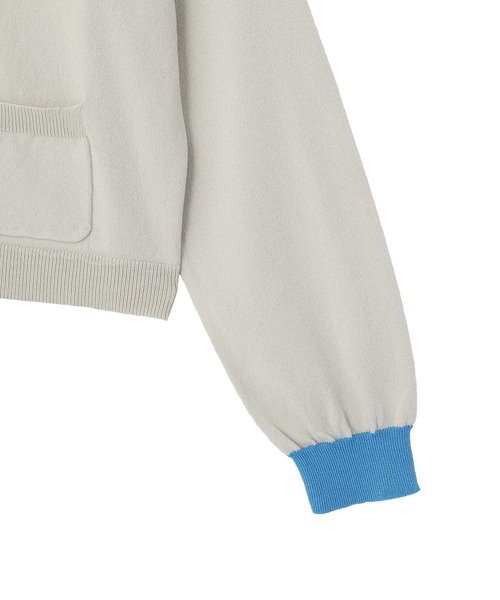 CRAFT STANDARD BOUTIQUE（クラフトスタンダードブティック）の「Ｖネックニットカーディガン（カーディガン/ボレロ・レディース・ブルー/ダークグレー/ピンク/ライトグレー・FREE）」の21枚目の写真