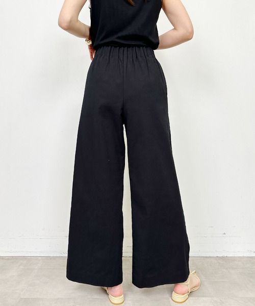 PICCIN(ピッチン)の「キャタピラーワイドパンツ(その他パンツ・レディース・オフホワイト/グレー/ブラック・M)」の4枚目の写真