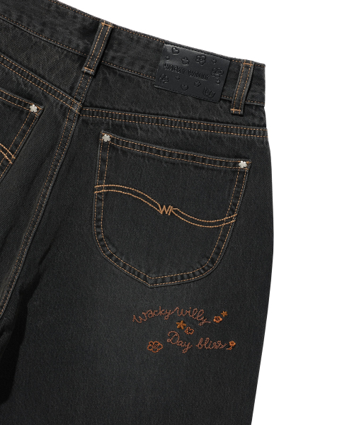 Wacky WiLLy（ワッキーウィリー）の「[26SS] ウィメンズデニムバミューダパンツブラック（その他パンツ・レディース・その他・SMALL/MEDIUM）」の6枚目の写真