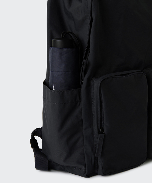 MUSINSA STANDARD（ムシンサスタンダード）の「クリンクルツーポケットバックパック[ブラック]（バックパック/リュック・メンズ・その他・FREE）」の8枚目の写真