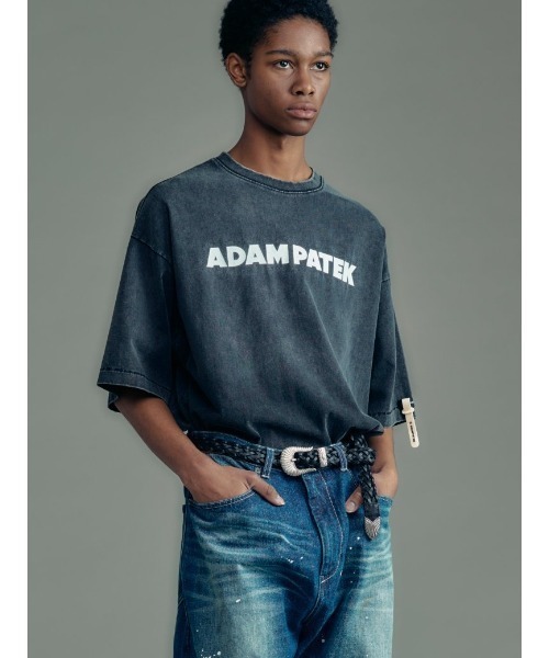 ADAM PATEK basic logo aging T（Tシャツ/カットソー）｜ADAM PATEK