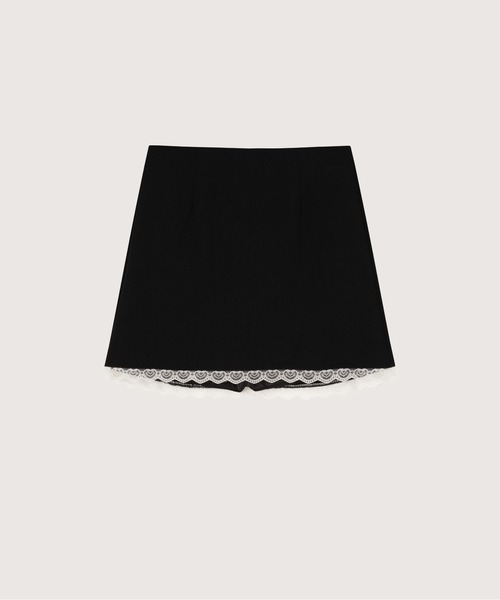 LA POMME petit（ラポミ・プチ）の「Sweet Dot Collar Knit Set Up（セットアップ・レディース・ブラック・SMALL/MEDIUM/LARGE）」の3枚目の写真