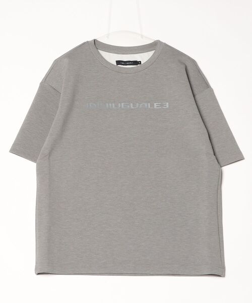 1 piu 1 uguale 3（ウノピゥウノウグァーレトレ）の「S/S CREW（Tシャツ/カットソー・メンズ・グレイッシュベージュ/ブラック/トップグレー・Ⅳ/Ⅲ/Ⅵ）」の9枚目の写真